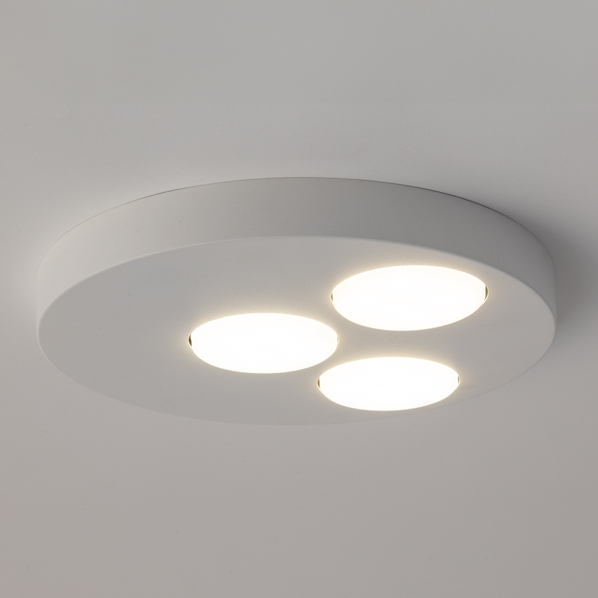 Plafonjera BROS 3xGX53/12W/230V bela