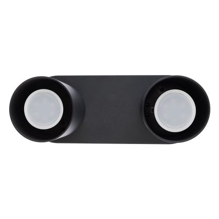 Plafonjera CREEP 2xGU10/25W/230V crni