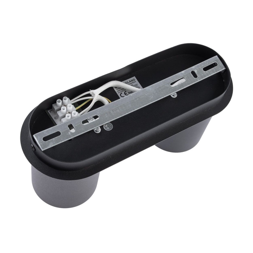 Plafonjera CREEP 2xGU10/25W/230V crni