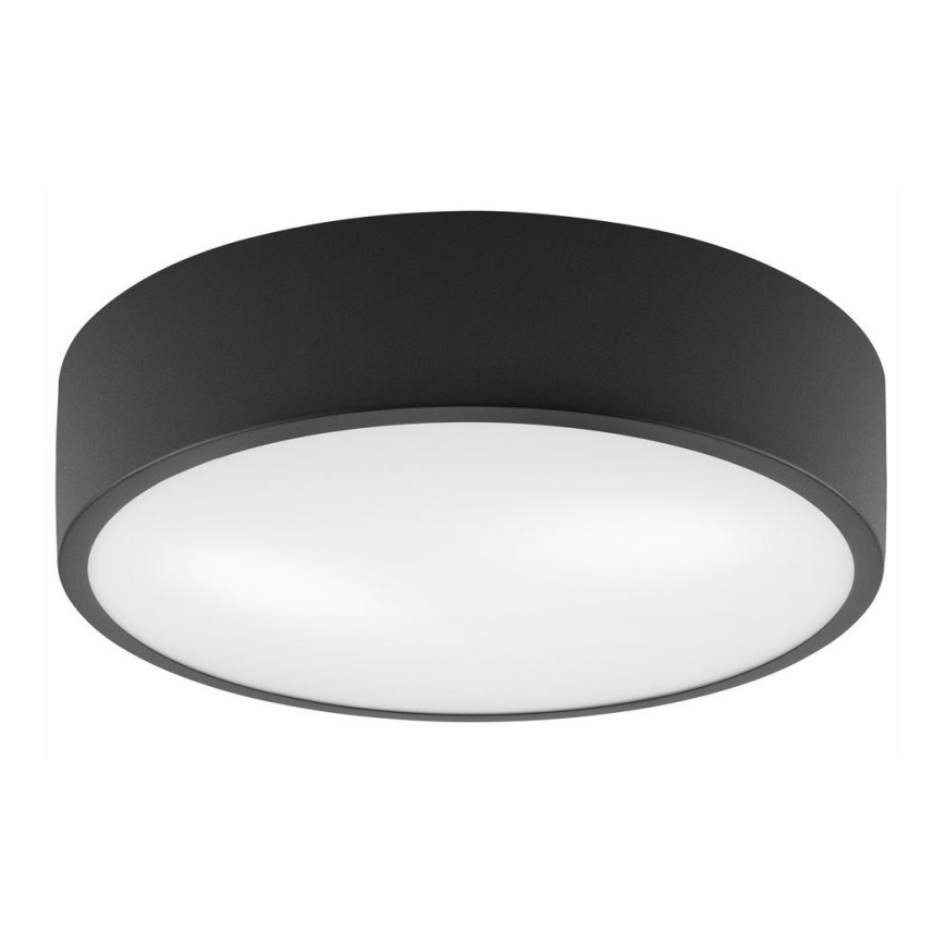 Plafonjera DANTE 2xE27/60W/230V pr. 36 cm crni