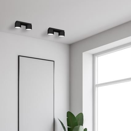 Plafonjera DIXIE 2xGX53/11W/230V crni