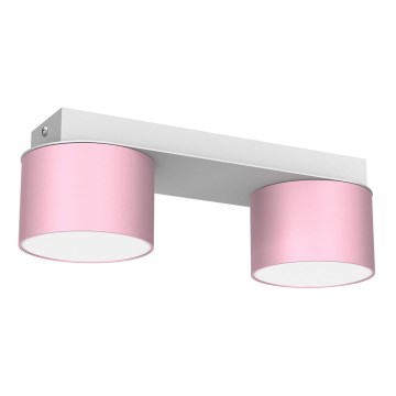 Plafonjera DIXIE 2xGX53/11W/230V roze