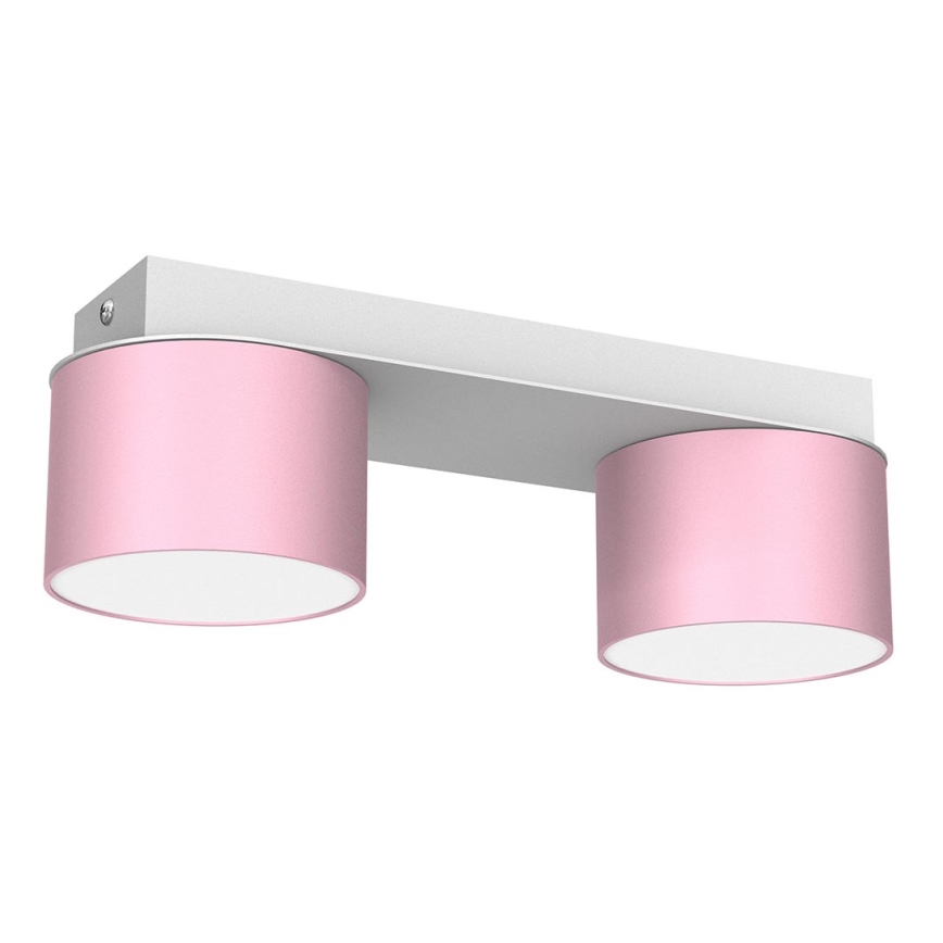 Plafonjera DIXIE 2xGX53/11W/230V roze