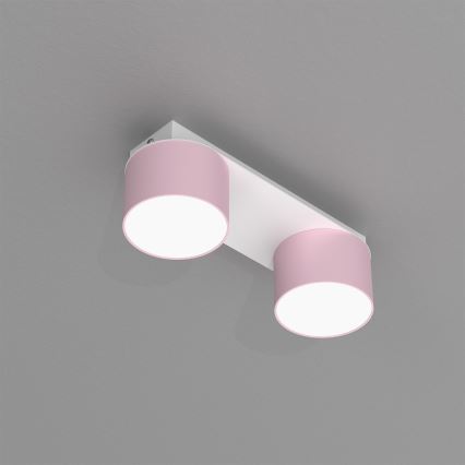 Plafonjera DIXIE 2xGX53/11W/230V roze