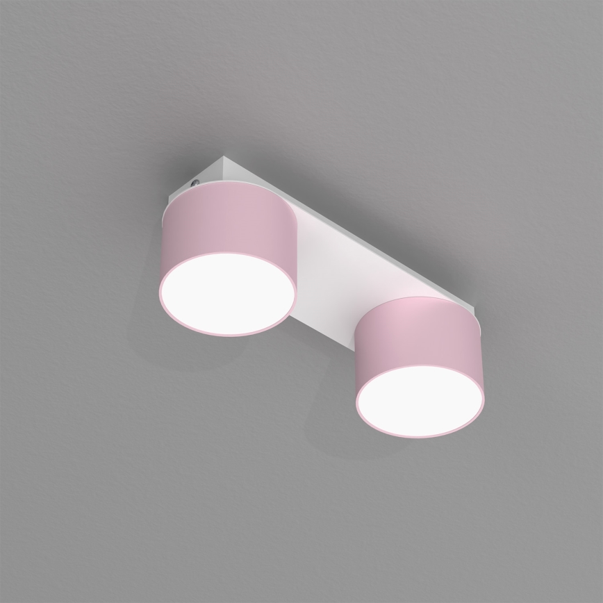 Plafonjera DIXIE 2xGX53/11W/230V roze