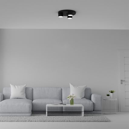 Plafonjera DIXIE 3xGX53/11W/230V crni