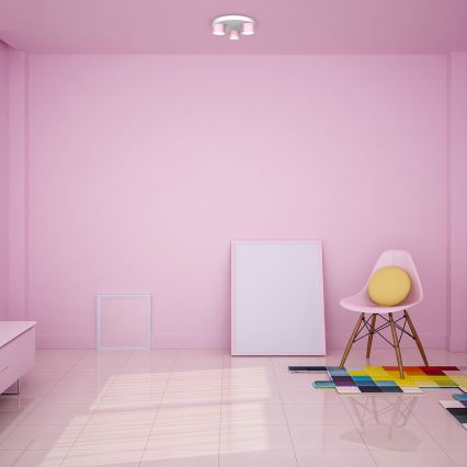 Plafonjera DIXIE 3xGX53/11W/230V roze
