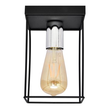 Plafonjera FINN 1xE27/15W/230V crni/sjajni krom