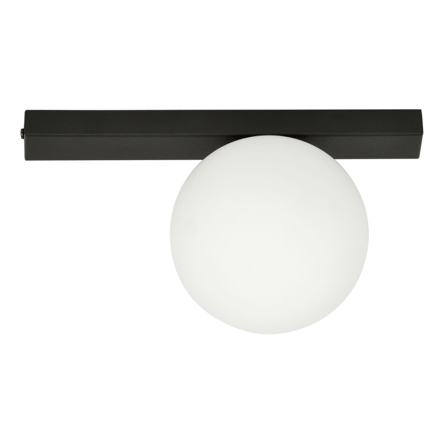 Plafonjera FIT 1xE14/10W/230V crni/bela