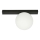 Plafonjera FIT 1xE14/10W/230V crni/bela