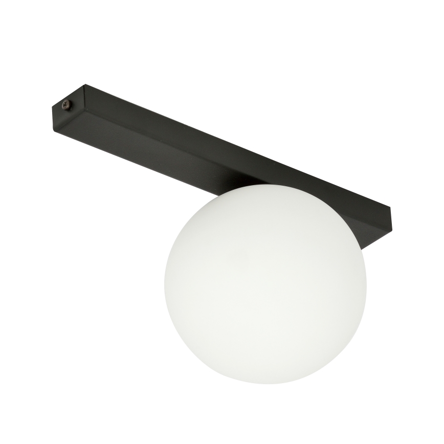 Plafonjera FIT 1xE14/10W/230V crni/bela