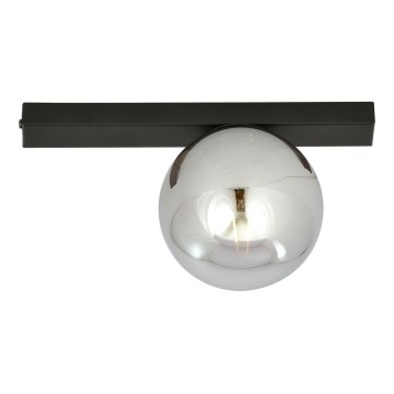 Plafonjera FIT 1xE14/10W/230V crni/siv