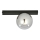 Plafonjera FIT 1xE14/10W/230V crni/siv