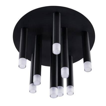 Plafonjera GLAM 9xG9/8W/230V crni