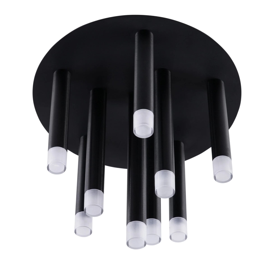 Plafonjera GLAM 9xG9/8W/230V crni
