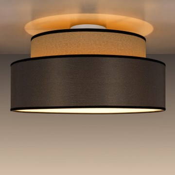 Plafonjera GRACE 1xE27/60W/230V bež/braon