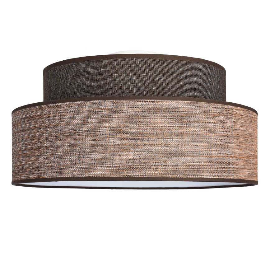 Plafonjera GRACE 1xE27/60W/230V braon/bež