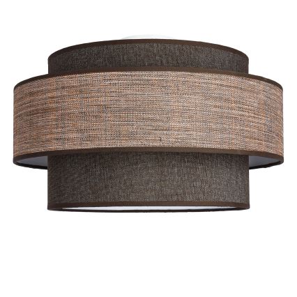 Plafonjera GRACE 1xE27/60W/230V braon/bež