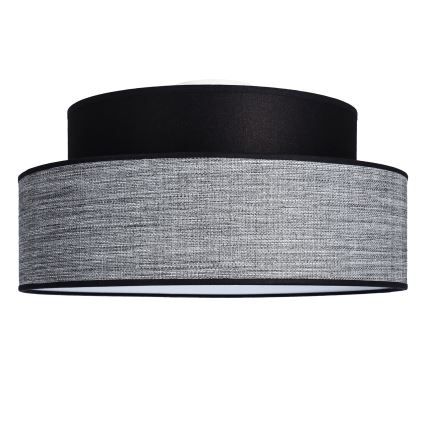 Plafonjera GRACE 1xE27/60W/230V crni/siv