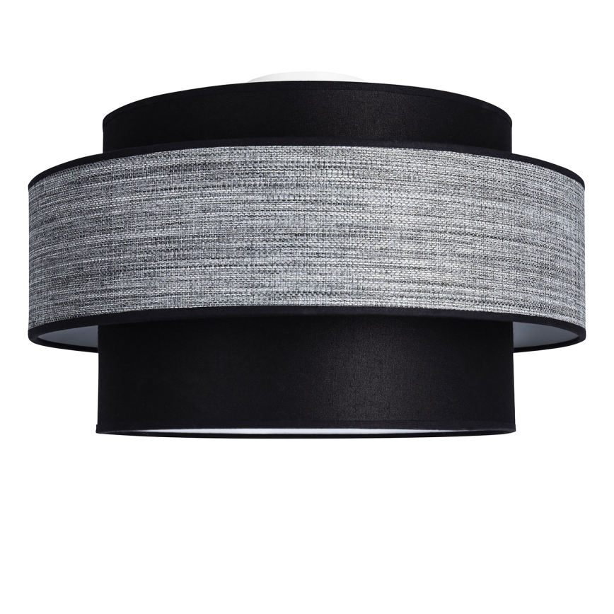 Plafonjera GRACE 1xE27/60W/230V crni/siv