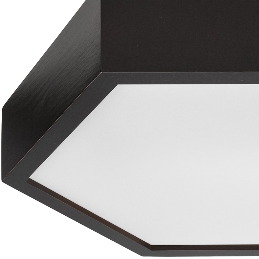 Plafonjera HEX 2xE27/60W/230V pr. 43 cm bor venge