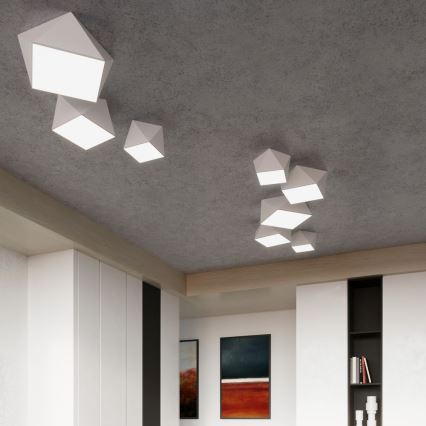 Plafonjera HEXA 2xE27/60W/230V bela