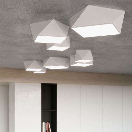 Plafonjera HEXA 2xE27/60W/230V bela