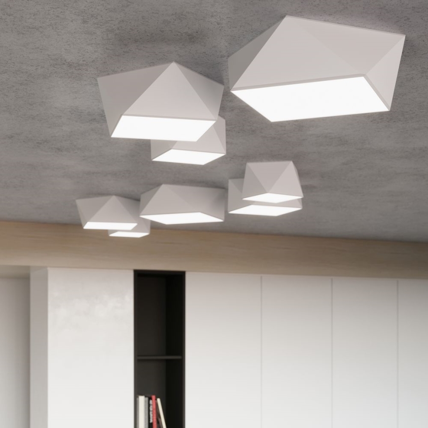 Plafonjera HEXA 2xE27/60W/230V bela