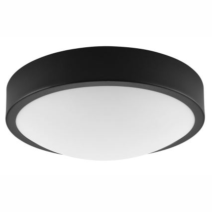 Plafonjera JONAS 1xE27/60W/230V pr. 26 cm crni