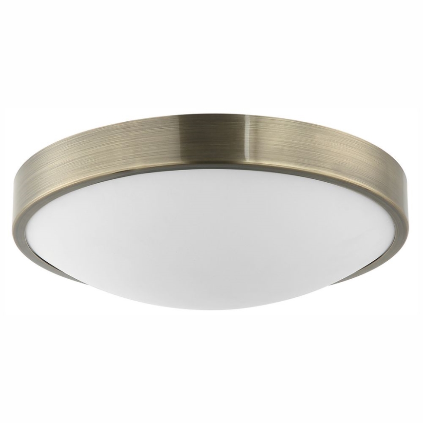 Plafonjera JONAS 2xE27/60W/230V Indust. 36 cm patina