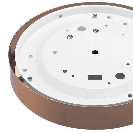 Plafonjera JONAS 2xE27/60W/230V Indust. 36 cm patina