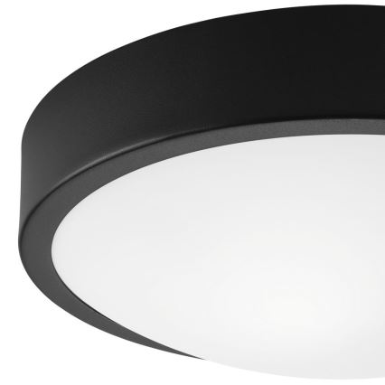 Plafonjera JONAS 2xE27/60W/230V pr. 36 cm crni