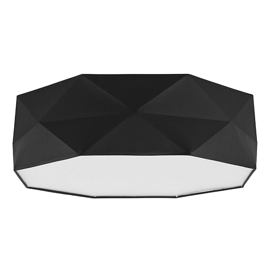 Plafonjera KANTOOR 4xE27/60W/230V crni