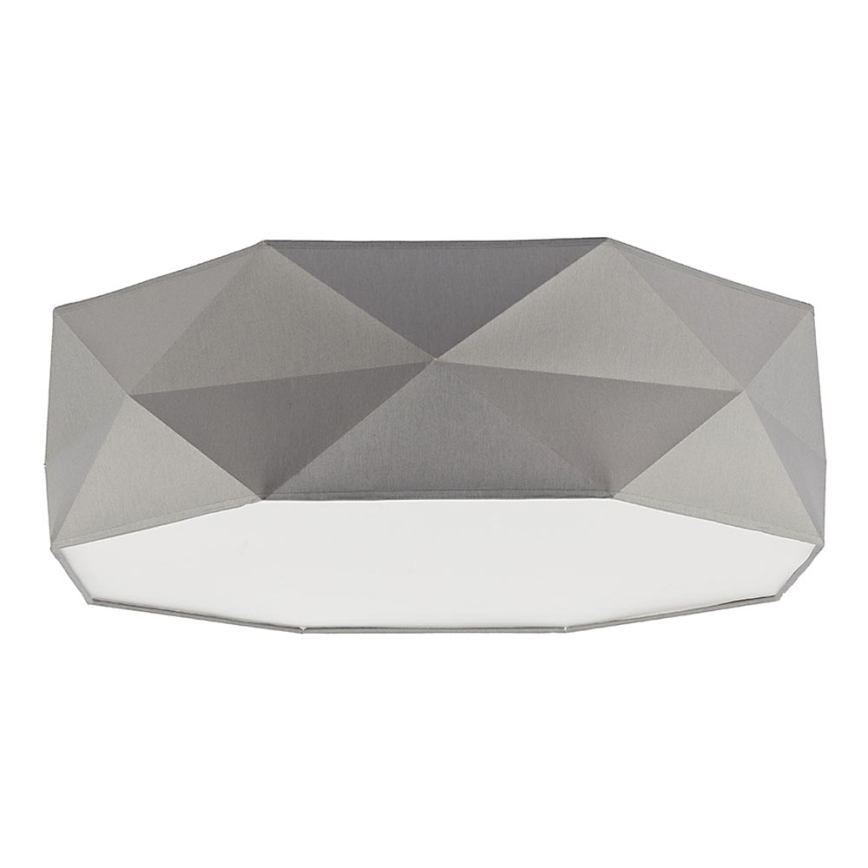 Plafonjera KANTOOR 4xE27/60W/230V siv