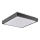 Plafonjera KAZIMIERZ 2xE27/20W/230V 29,5x29,5 cm crni