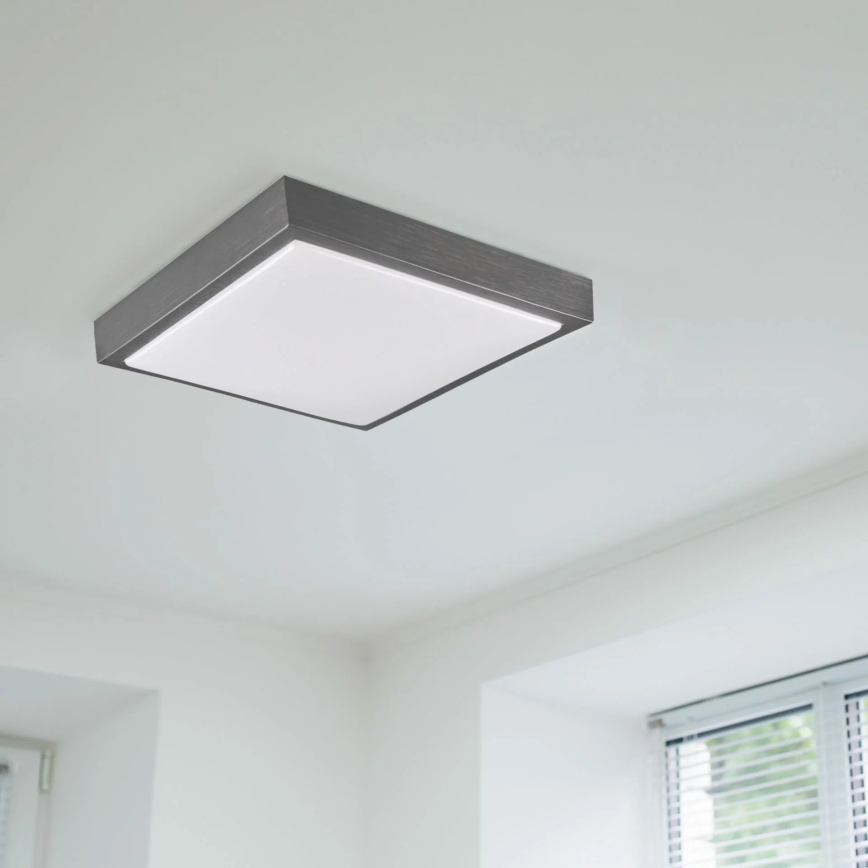 Plafonjera KAZIMIERZ 2xE27/20W/230V 29,5x29,5 cm crni