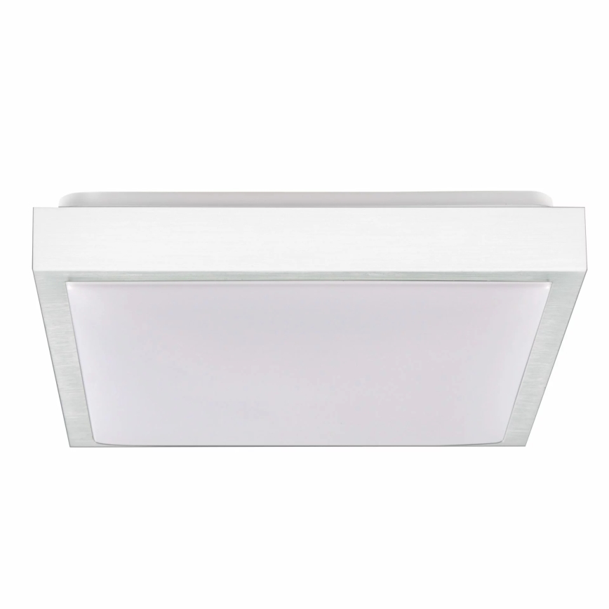 Plafonjera KAZIMIERZ 2xE27/20W/230V 29,5x29,5 cm srebrni