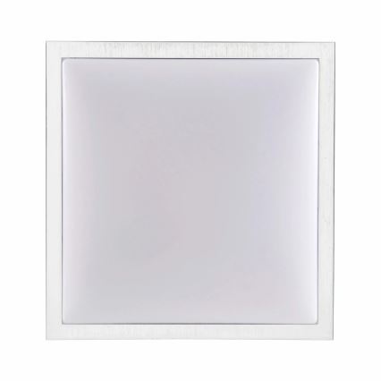 Plafonjera KAZIMIERZ 2xE27/20W/230V 29,5x29,5 cm srebrni