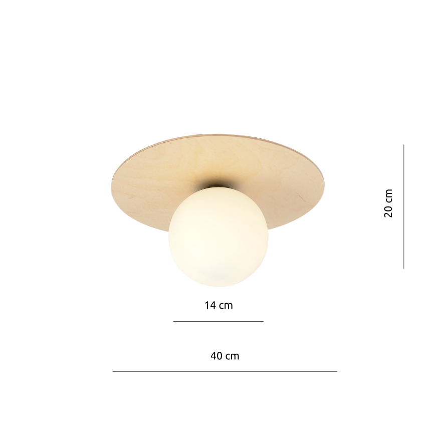 Plafonjera KENZO 1xE14/10W/230V bež