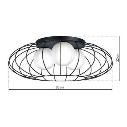 Plafonjera KRONOS 3xE14/40W/230V