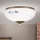 Plafonjera LANDHAUS 1xE27/60W/230V pr. 21 cm bronzana/bela