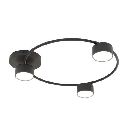 Plafonjera LUCIO 3xGX53/12W/230V crni