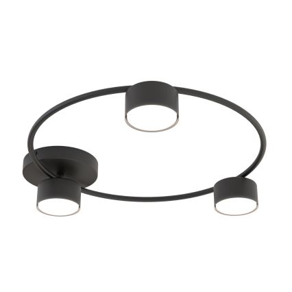 Plafonjera LUCIO 3xGX53/12W/230V crni