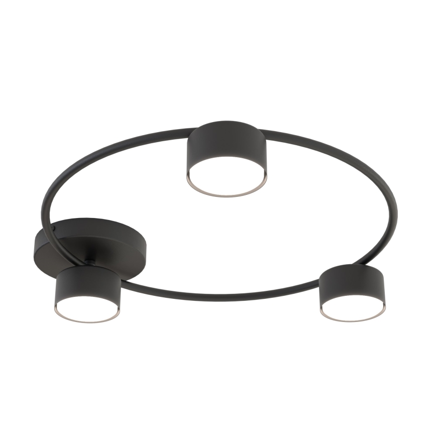 Plafonjera LUCIO 3xGX53/12W/230V crni
