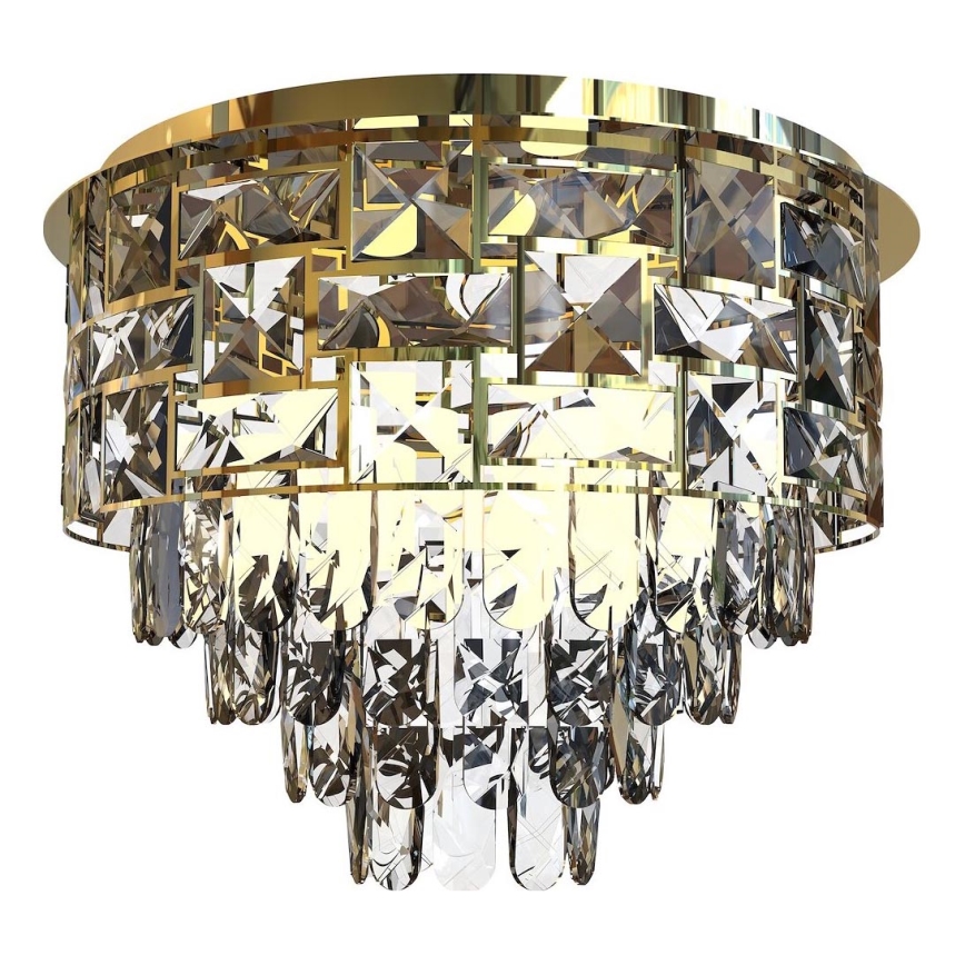 Plafonjera LUXURIA 9xE14/40W/230V pr. 48 cm zl.