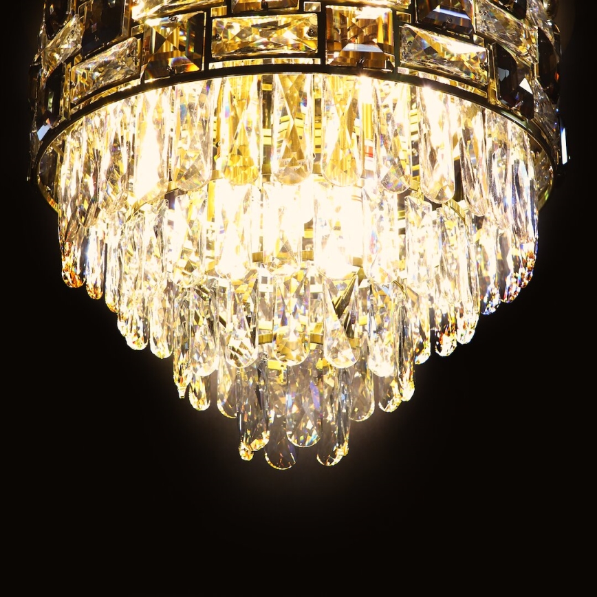 Plafonjera LUXURIA 9xE14/40W/230V pr. 48 cm zl.