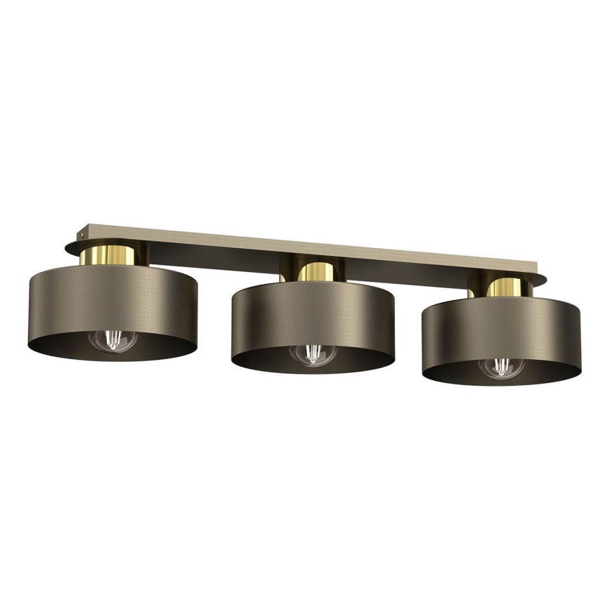 Plafonjera MARTI 3xE27/15W/230V mesing/zl.