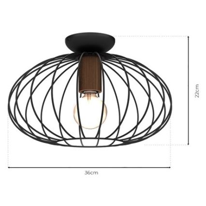 Plafonjera MERIDIANO 1xE27/60W/230V