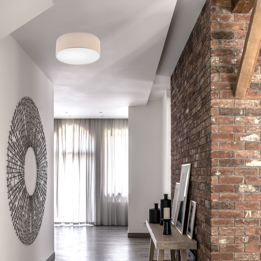 Plafonjera MONTE 1xE27/60W/230V pr. 35 cm braon