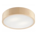Plafonjera NATURAL 2xE27/60W/230V ø 37 cm bor